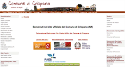 Desktop Screenshot of comune.crispano.na.it